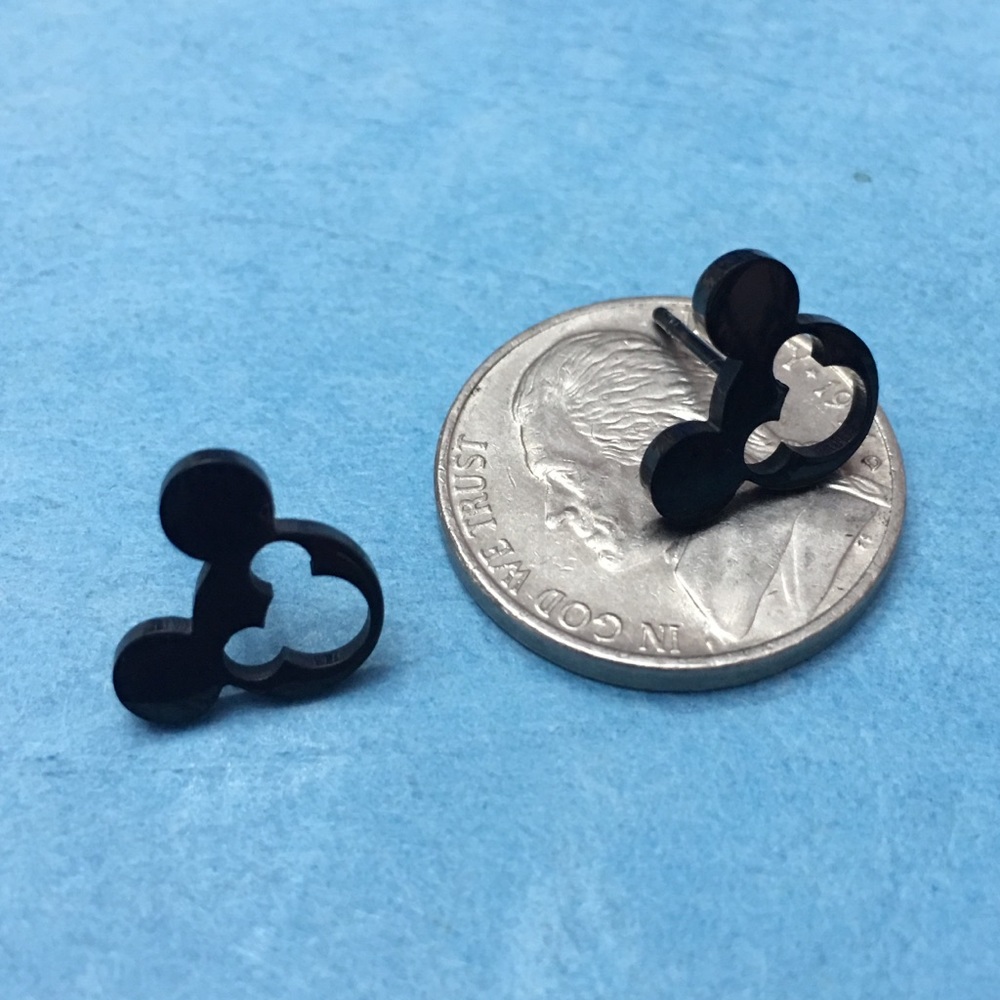 (P1) Mickey Earrings - Picture 3 of 4